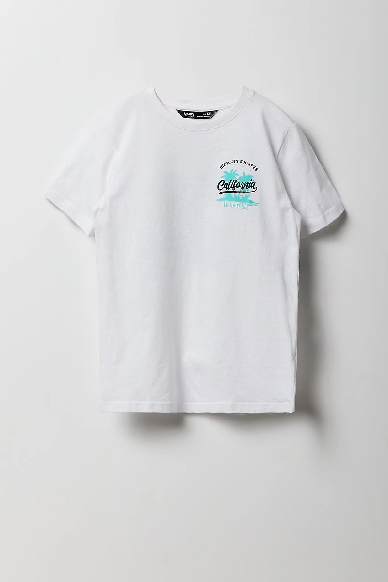 T-shirt à imprimé California Escape pour garçon