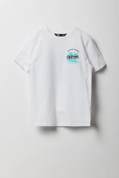 T-shirt à imprimé California Escape pour garçon