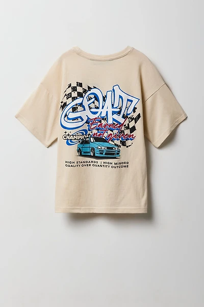 Kids GOAT Racing Graphic T-Shirt