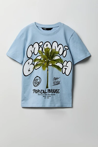 T-shirt à imprimé Destination pour enfant