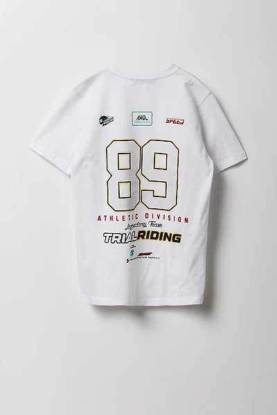 T-shirt à imprimé Rider X pour garçon