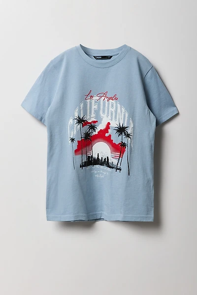 T-shirt à imprimé LA California pour garçon