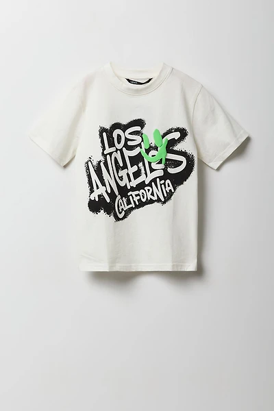 T-shirt à imprimé en relief pour enfants