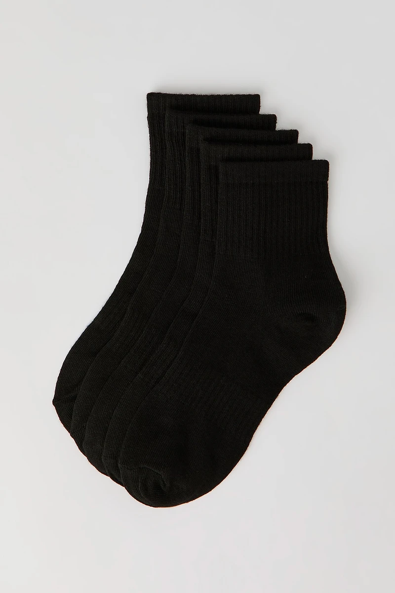 Kids Quarter Socks (5 Pack)