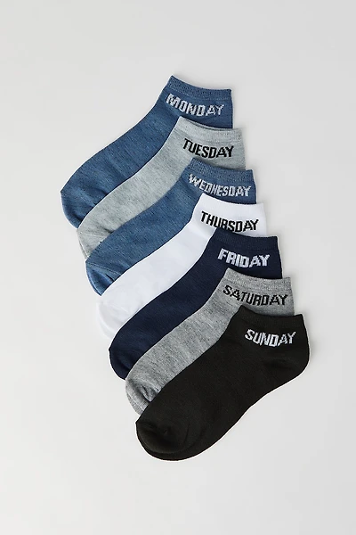 Days Of The Week Ankle Socks (7 Pack)