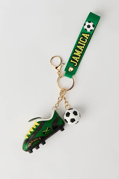 Jamaica Soccer Keychain