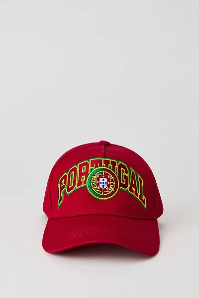 Kids Portugal Embroidered Baseball Hat