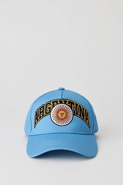 Kids Argentina Embroidered Baseball Hat