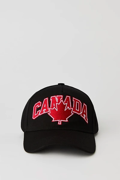 Kids Canada Embroidered Baseball Hat