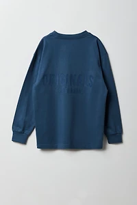 Boys Originals HD Print Long Sleeve Top