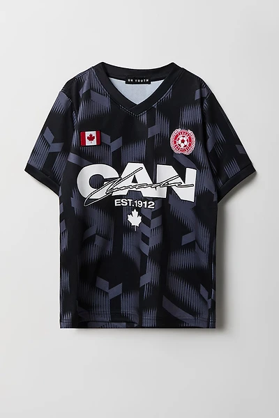 Kids Canada Soccer Graphic Mesh Jersey