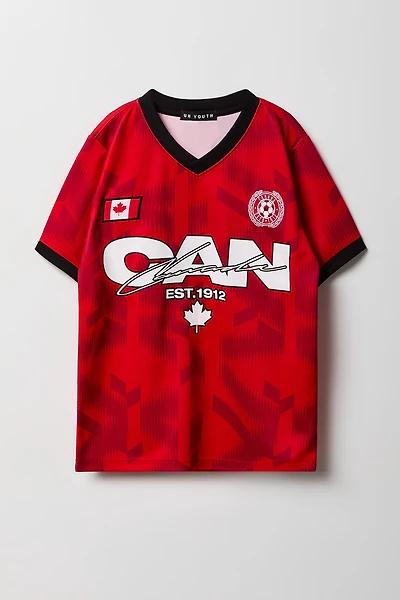Kids Canada Soccer Graphic Mesh Jersey