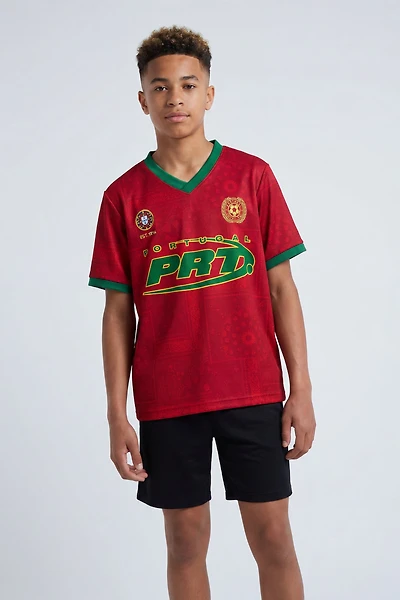 Kids Portugal Graphic Mesh Jersey