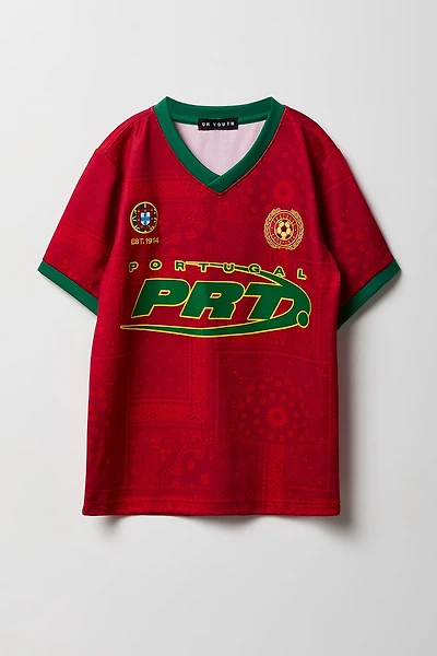 Kids Portugal Graphic Mesh Jersey