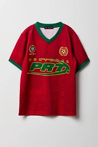 Kids Portugal Graphic Mesh Jersey