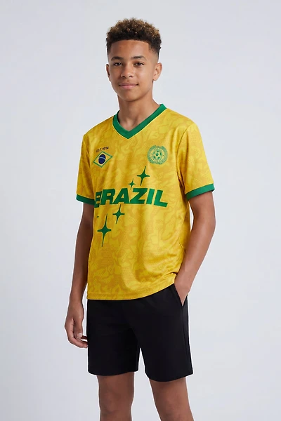 Kids Brazil Graphic Mesh Jersey