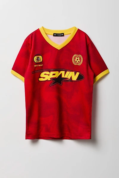 Kids Spain Graphic Mesh Jersey