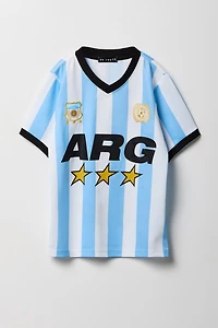 Kids Argentina Graphic Mesh Jersey