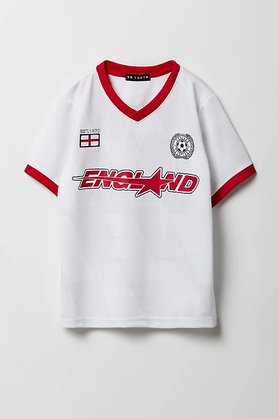 Kids England Graphic Mesh Jersey