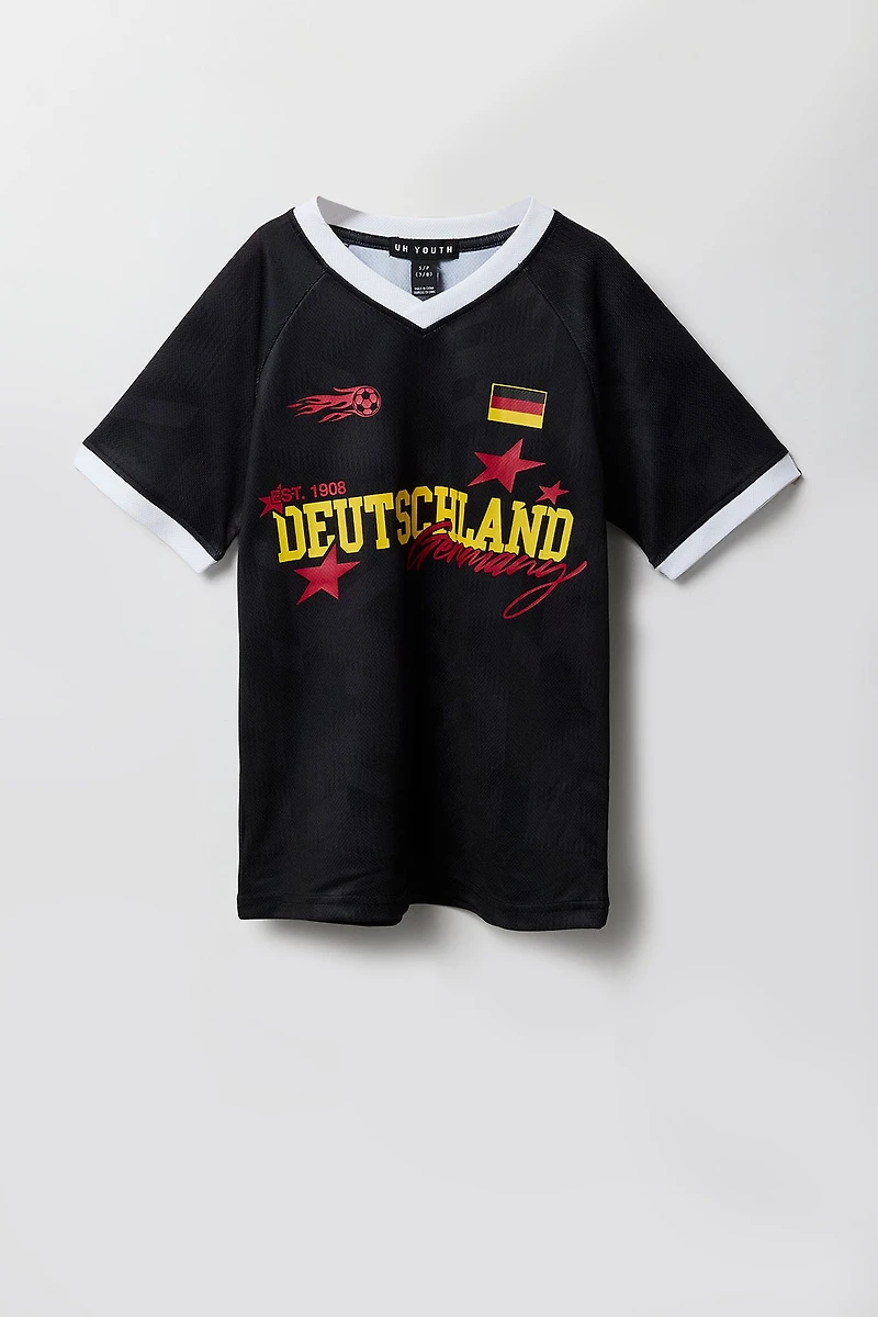 Kids Germany Graphic Mesh Soccer Jersey