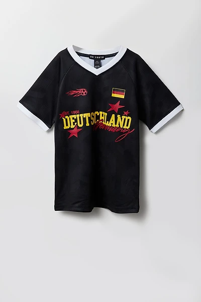 Kids Germany Graphic Mesh Soccer Jersey