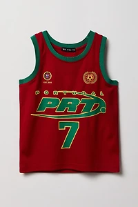 Débardeur en filet à imprimé Portugal pour enfant