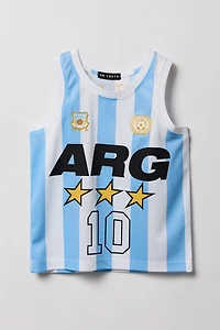 Kids Argentina Graphic Mesh Tank