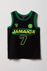 Kids Jamaica Graphic Mesh Tank