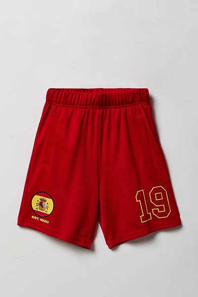 Kids Spain Graphic Mesh Short