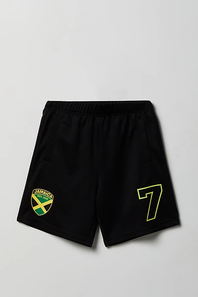 Kids Jamaica Graphic Mesh Short