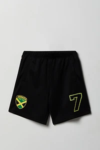 Kids Jamaica Graphic Mesh Short