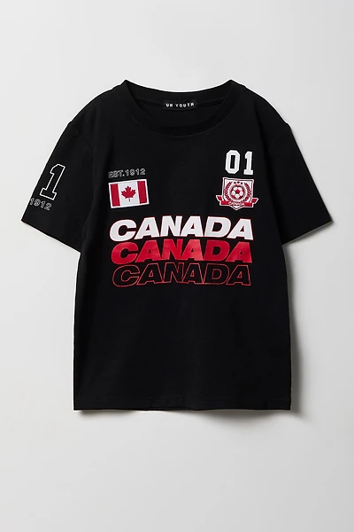 Kids Canada Soccer Graphic T-Shirt