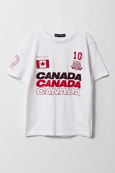 T-shirt à imprimé Canada pour enfant