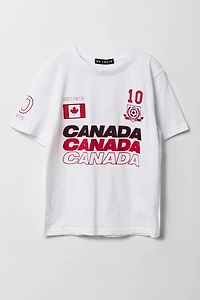 T-shirt à imprimé Canada pour enfant