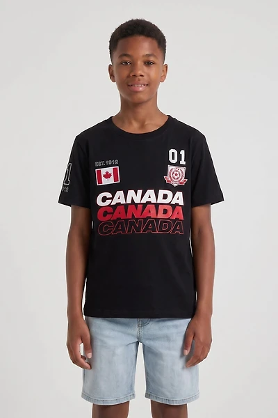 Kids Canada Soccer Graphic T-Shirt