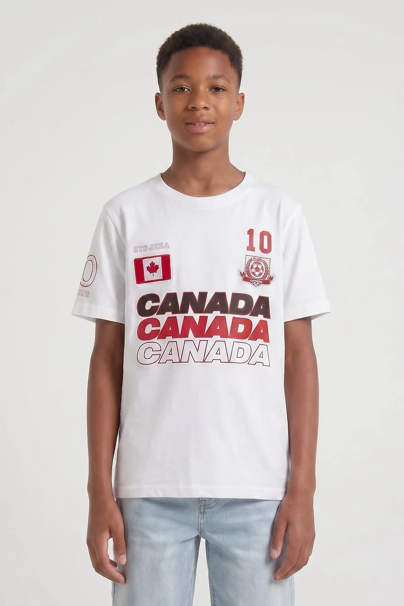 T-shirt à imprimé Canada pour enfant