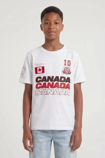 T-shirt à imprimé Canada pour enfant