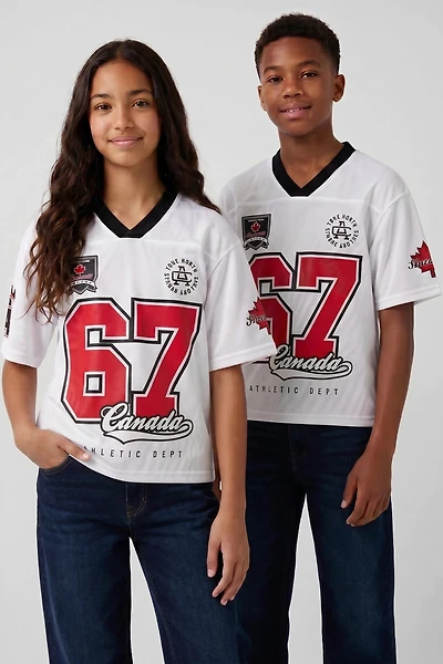Jersey en filet à imprimé Canada pour enfant
