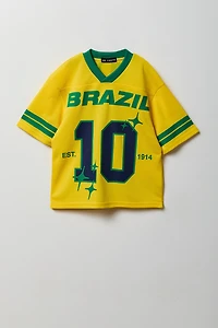 Kids Brazil Graphic Mesh Jersey
