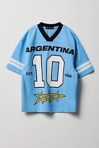 Kids Argentina Graphic Mesh Jersey