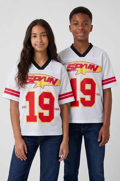 Kids Spain Graphic Mesh Jersey