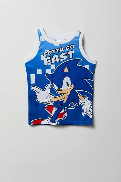 Boys Shadow Sonic Graphic Tank