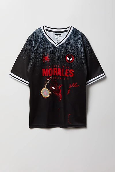 Boys Spider-Man Morales Graphic Jersey