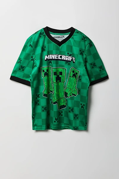 Jersey à imprimé Minecraft pour garçons
