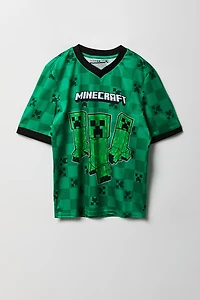 Jersey à imprimé Minecraft pour garçons