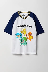 Jersey à imprimé Pokémon pour garçons