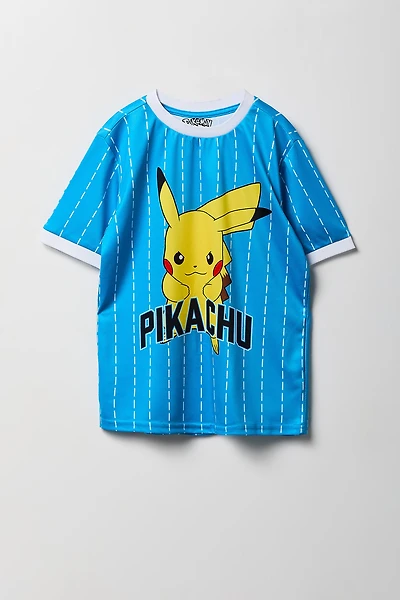 Boys Pikachu Graphic Jersey