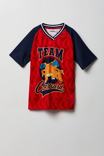 Kids Pokémon Charizard Graphic Jersey