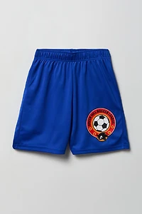 Kids Sonic Graphic Mesh Short