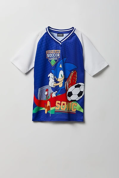Kids Sonic Pikachu Graphic Jersey